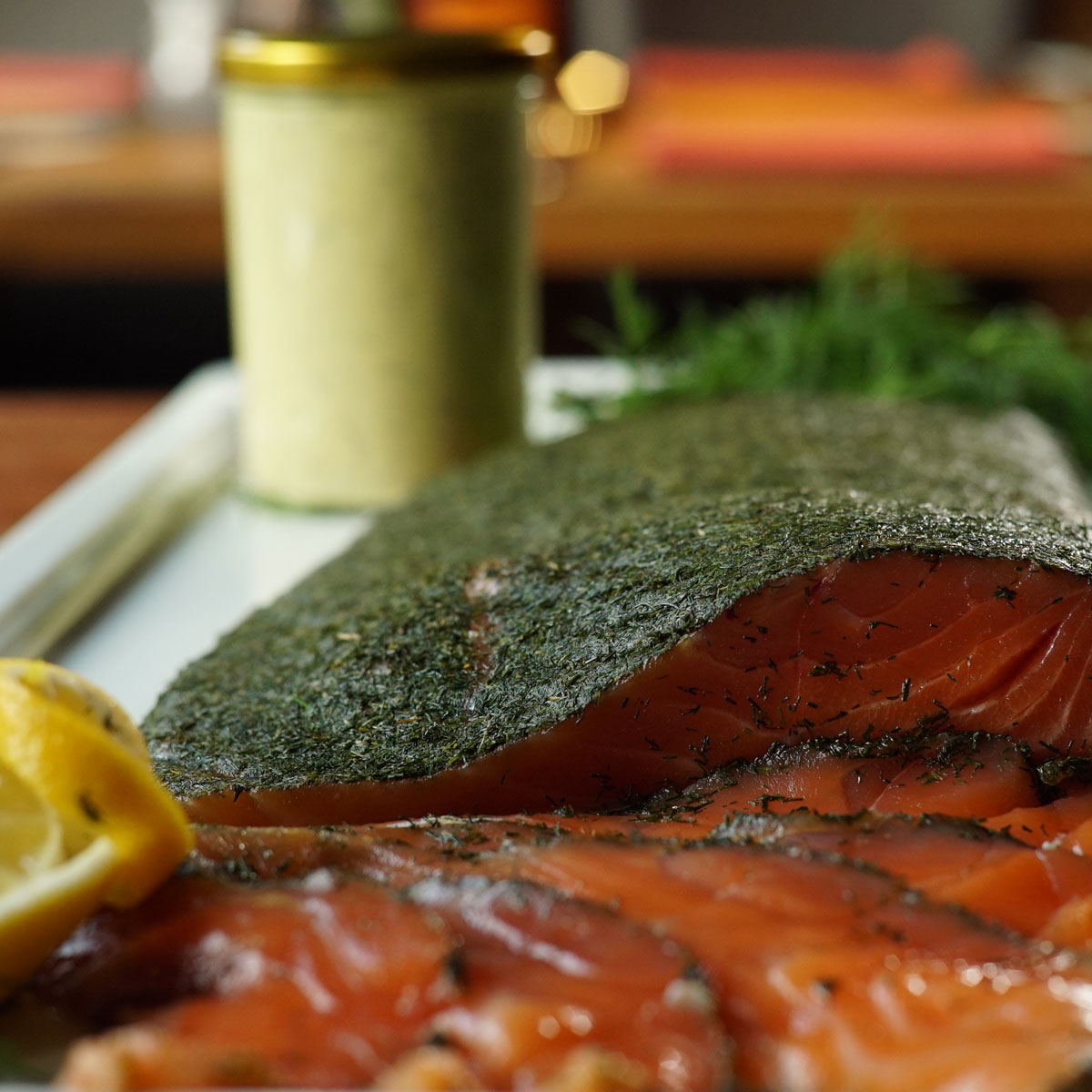 1 kg Supreme Graved Lachs nach Originalrezept Gourmet Lamm